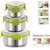 Magnus Stainless Steel Airtight & Leak Proof Containers Set, 100 ml To 450 ml, Set Of 3