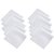 Premium Cotton Handkerchief- White- Pack Of 12