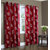 Payal Designer  door curtain (4x7 Feet ) Color Red