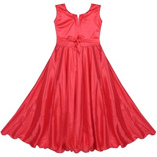 Buy Kids Girl Frock Dress For Baby Girl S Satin Lycra Party Wear