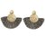 STRIPES Gold and Silk Tassel Long Dangle Fringed Earrings For Women/ Girls fringed
