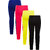 Naughty Ninos Girls Cotton Legging pack of 4 colors