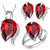 RM Jewellers 92.5 Sterling Silver American Diamond Princess Pendant Set For Women ( RMJPS8887 )