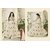Ethnic Empire Designer Beautiful Off White Flower Printed Long Anarkali Suit for women  girls
