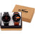 FNB Black Dial Analogue watch Combo for Men fnb0067