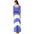 Texco Women Lavender & White Self design 3/4 sleeve Scoop Neck Dress
