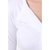 Texco Women White Solid Full sleeve V' neck Top