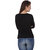 Texco Women Black Solid Full sleeve Round neck Top