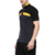 Urbano Fashion Men's Black, Yellow, Navy Half Sleeve Cotton Chinese Collar T-Shirt (Size  Small)