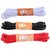 Lify Sports/ Athletic / Sneaker Shoe lace (Shoelace)-Oval Shape/ Half Round- 6MM Thick- 115CM/ 45'' Long- White, Gray  Red - 3Pair
