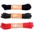 Lify Sports/ Athletic / Sneaker Shoe lace (Shoelace)-Oval Shape/ Half Round- 6MM Thick- 115CM/ 45'' Long- Black, Gray  Red - 3Pair