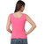Texco Women Pink Solid Sleeve less Scop neck Tank Top