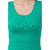 Texco Women Teal blue Solid Sleeve less Scop neck Tank Top