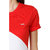 Texco Women Red, White & Navy Color block Half Sleeve Round neck Top