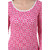 Texco Women Pink Burn out Full sleeve Scop neck Top
