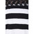Texco Women Black & White Stripe Full sleeve Round neck Top