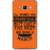Samsung Galaxy A7 2015 Designer Hard-Plastic Phone Cover from Print Opera -March born for women in orange