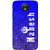 Moto C Plus Case, Mahesh Blue Slim Fit Hard Case Cover/Back Cover for Motorola Moto C Plus