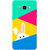 Galaxy J7 2016 Case, Galaxy On8 Case, Peeping Rabbit Multi Triangle Slim Fit Hard Case Cover/Back Cover for Samsung Galaxy On8/ J7 2016