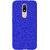 Moto M Case, Sparkle Blue Slim Fit Hard Case Cover/Back Cover for Motorola Moto M