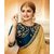 Designer Poly Silk Saree in Gold Colour