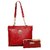 Premium Red Handbag + Wallet