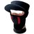 eTijaarath Cap Style Ninja Mask Black Color With Red amp Black Nose Lines Covers Full Face, Bike Riders Pollution Safey Mask With Velcro Closure