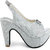 Vaniya shoes Women's Silver Cone Heels