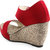 Vaniya shoes Women's Red Wedge Heels