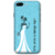 Iphone 7 plus Designer Hard-Plastic Phone Cover frNavy blue wedding background Print Opera -Navy blue wedding background