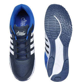 allen cooper navy blue running shoes