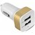 AVIONICS Hi-Speed ( 12- 24 volts ) 2 USB Port Universal Car Charing Adaptor ( 2.1A/ 2.0A/ 1.0A )