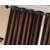 Krishan Enterprises Polyester Brown Plain Ring Rod Door Curtain  (213 cm in Height, Pack of 4)