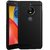 Motorola Moto E4 Plus Black Back Case Cover And Black Tempered Glass Combo