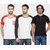 TSX Pack of 3 Men's Cotton Stylish T-Shirt