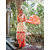 Shruti Cretion Women's Multicolor Embroidered Semi- Stitched Georgette Dress Material