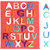 Sampada Craft Alphabet EVA stickers(Pack of 5)