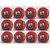 AS Cricket - Red Heavy Tennis Ball (set of 12 pcs)