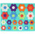 Sampada Craft Two Color Combo Flower EVA Stickers(Pack of 5)