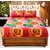 Welhouse India 3D Printed 1 Double bedsheet with 2 Pillow Covers (3DDB-054)