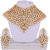 Lucky Jewellery White Bridal Dulhan Wedding  Engagement Necklace set With Mang Tikka