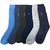 Multicolour Formal Cotton Full Length Socks For Men - Pack Of 3 Pairs