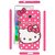 Samsung Galaxy E5  Back Cover - Anvika Printed Hello Kitty Soft Rubber Silicone Pink Back Cover Case For Samsung Galaxy E5  Back Cover-Pink