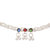 Rope Designed Silver Plated Anklet with Multicolor Stone  Ghungroo by Sparkling Jewellery
