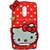 Original Anvika Cute Hello Kitty Back Case Cover For Redmi Note 3 -  Red