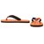 Sparx Orange & Black Men Flip Flop & Slippers (SFG-204)