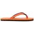 Sparx Orange & Black Men Flip Flop & Slippers (SFG-204)