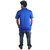 Falcon Men's Stylish Blue Color Polo T-shirt