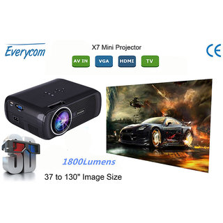 Buy X7 Projector Connect Cable Tv Dish Tv And Watch Television Channels In Large Screen Online 9999 From Shopclues This guide answers all of those questions, and hopefully any others you have note that the closer the projector is to the screen the brighter the image will be.