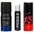 Combo of Axe deo,Fogg deo and KS deo
